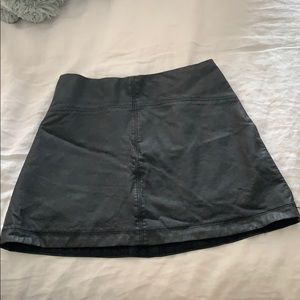 A&F leather skirt